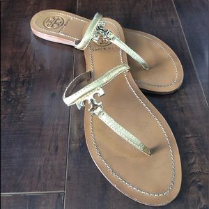 Tory Burch - gold sandal size 6.5